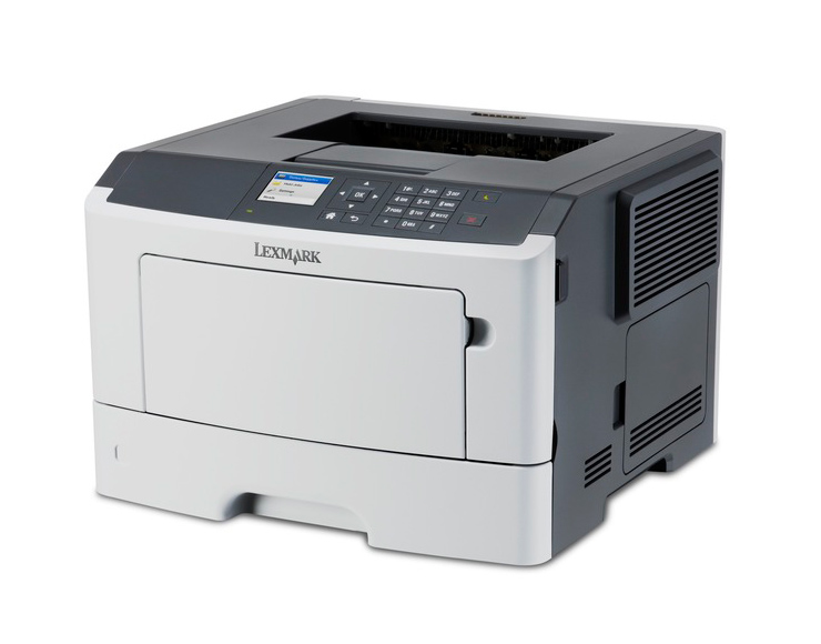 LEXMARK used Printer MS415dn, laser, monochrome, low toner