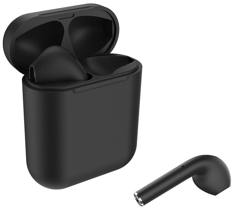 CELEBRAT earphones με θήκη φόρτισης W10, True Wireless, 30/300mAh, μαύρα