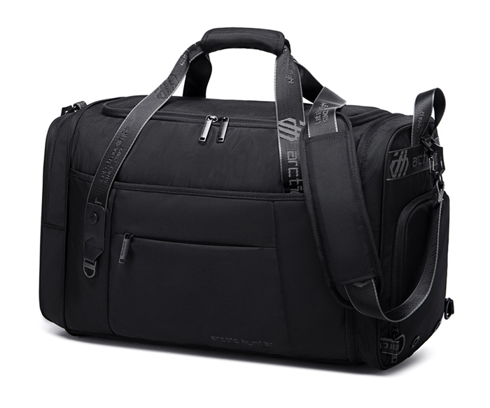ARCTIC HUNTER τσάντα ταξιδίου LX00021, πτυσσόμενη, 30L, μαύρη