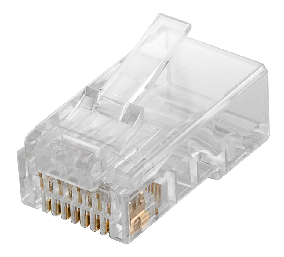 GOOBAY βύσμα RJ45 93828, CAT 6 UTP, διάφανο, 10τμχ