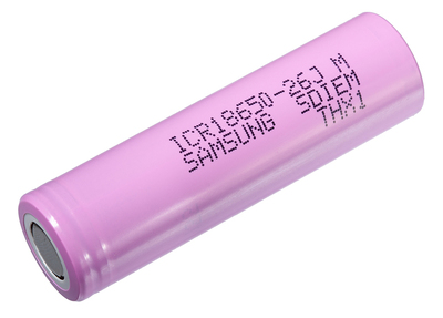 SAMSUNG επαναφορτιζόμενη μπαταρία τύπου 18650 ICR-26J, 2600mAh