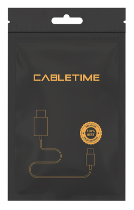 CABLETIME καλώδιο HDMI σε DVI PH241G, 1080p/60Hz, 1m, μαύρο