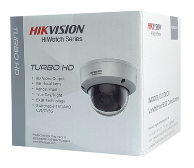 HIKVISION HIWATCH υβριδική κάμερα HWT-D320-VF, 2.8-12mm, 2MP, IP66, IK10