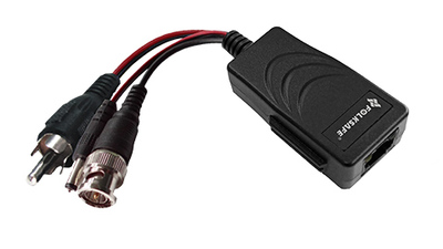 FOLKSAFE video & power balun transmitter FS-HD4301VPA, 4K, audio, RJ45
