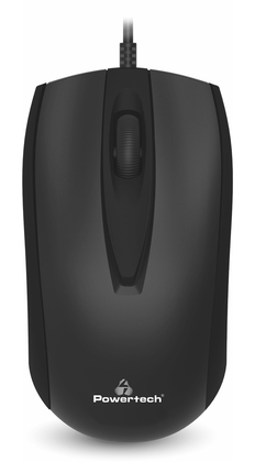 POWERTECH ενσύρματο ποντίκι PT-968, οπτικό, 1000DPI, μαύρο