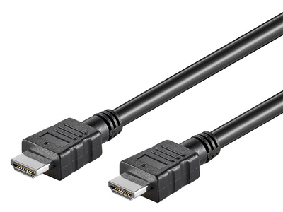 GOOBAY καλώδιο HDMI 58438 με Ethernet, 4K/30Hz, 10.2Gbps, 0.5m, μαύρο