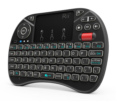 RIITEK ασύρματο πληκτρολόγιο Mini i8X με touchpad, backlit, 2.4GHz