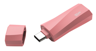 SILICON POWER USB-C Flash Drive Mobile C07, 64GB, USB 3.2, ροζ