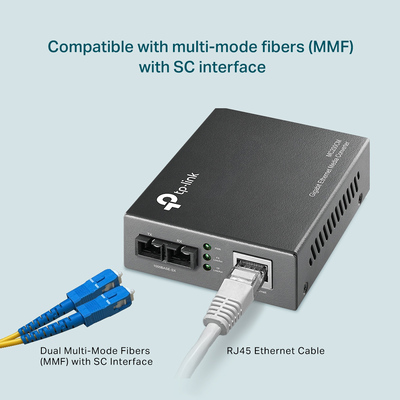 TP-LINK Gigabit Multi-Mode Media Converter MC200CM, Ver. 4.0