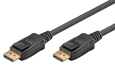 GOOBAY καλώδιο DisplayPort 61712, 4K/60Hz, 21.6 Gbps, 2m, μαύρο