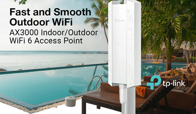 TP-LINK access point EAP650-Outdoor, WiFi 6, Mesh, AX3000, Ver. 1.0