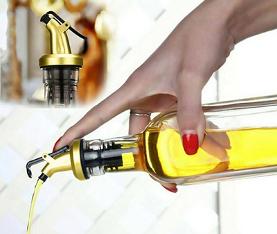Πώμα ροής για μπουκάλι HUH-0109 με κλείστρο, Φ18mm, χρυσό