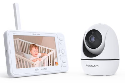 FOSCAM ενδοεπικοινωνία μωρού BM1 με κάμερα & οθόνη 5", 1080p, PTZ