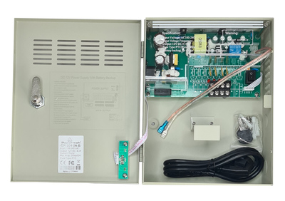 POWERTECH τροφοδοτικό CP1204-5A-B για CCTV, DC12V/5A, 4 κανάλια