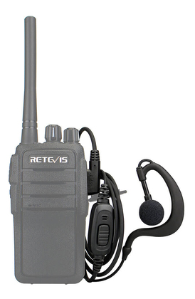 RETEVIS ακουστικό J9118A για πομποδέκτη, 2 pin, Push to talk, 110cm
