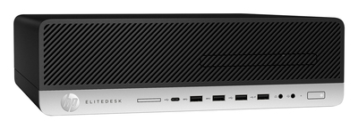 HP PC EliteDesk 800 G5, i5-8400, 8GB, 256GB M.2, DVD, REF SQR