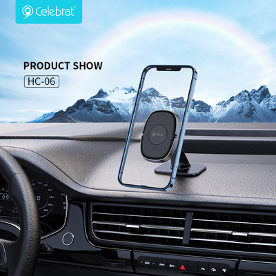 CELEBRAT βάση smartphone αυτοκινήτου HC-06 για ταμπλό, μαγνητική, μαύρη