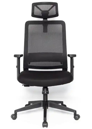 POWERTECH καρέκλα γραφείου PT-1140 με μπράτσα, ρυθμιζόμενη, μαύρη