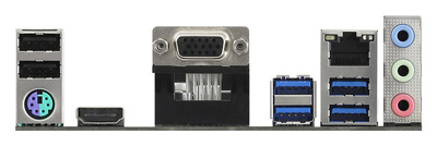 ASROCK μητρική A520M-HVS, 2x DDR4, AM4, USB 3.2, mATX