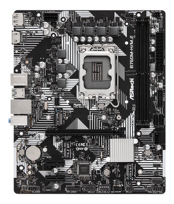ASROCK μητρική B760M-H/M.2, 2x DDR5, s1700, USB 3.2, mATX