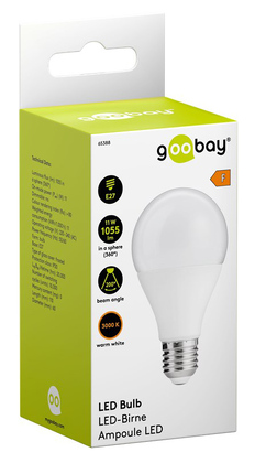 GOOBAY LED λάμπα bulb 65388, E27, 11W, 3000K, 1055lm