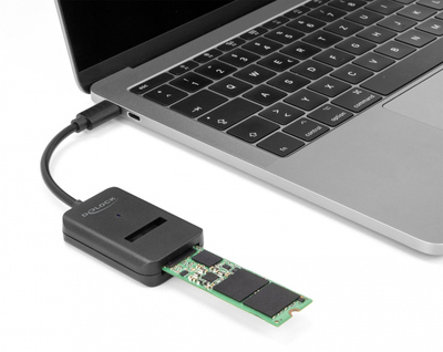 DELOCK αντάπτορας USB-C σε M.2 NVMe PCIe/SATA SSD 64198, 10Gbps