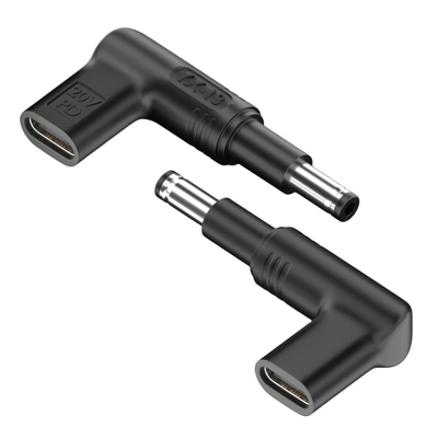 POWERTECH αντάπτορας τροφοδοσίας YX-13, USB-C σε HP 4.8x1.7mm, μαύρος