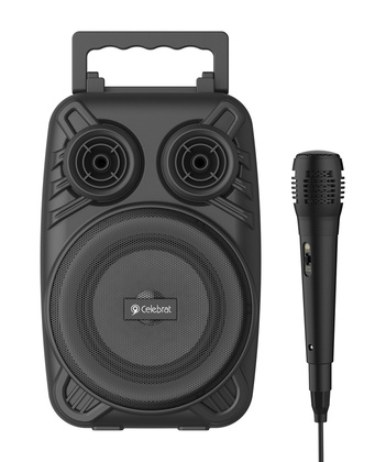 CELEBRAT φορητό ηχείο OS-07 με μικρόφωνο, 5W, 1200mAh, Bluetooth, μαύρο