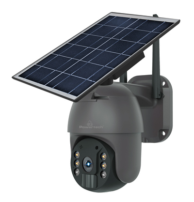 POWERTECH smart ηλιακή κάμερα PT-1175, 3MP, WiFi, SD, PTZ, IP65