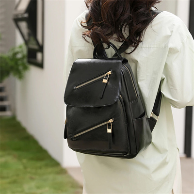 ROXXANI γυναικεία τσάντα πλάτης LBAG-0028, μαύρη