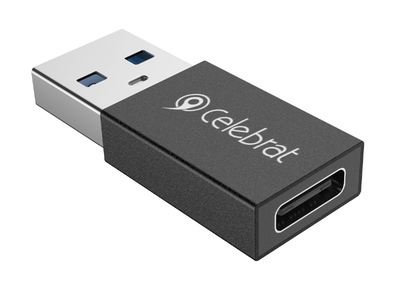 CELEBRAT αντάπτορας USB 3.0 σε USB-C CA-01, 3A, 5Gbps, μαύρος