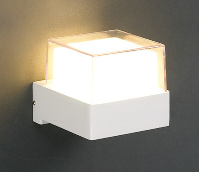 POWERTECH LED φωτιστικό τοίχου HLL-0156, 7W, 4000K, 560lm, IP65, λευκό