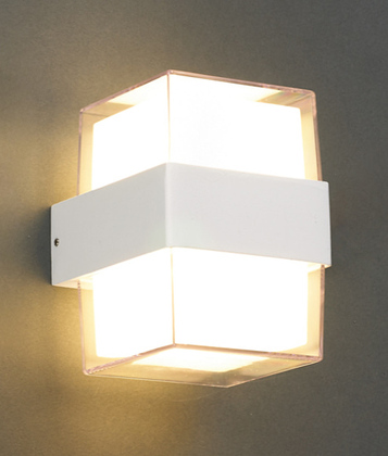 POWERTECH LED φωτιστικό τοίχου HLL-0158, 14W, 4000K, 1120lm, IP65, λευκό