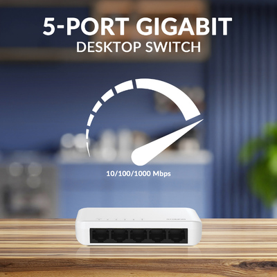 STRONG switch SW5000P, 5x Gigabit θύρες, 1000Mbps