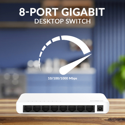 STRONG switch SW8000P, 8x Gigabit θύρες, 1000Mbps