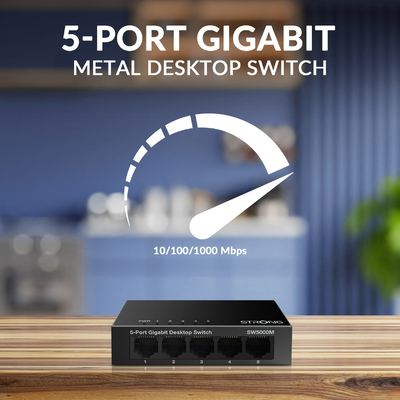 STRONG switch SW5000M, 5x Gigabit θύρες, 1000Mbps