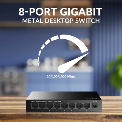 STRONG switch SW5000M, 8x Gigabit θύρες, 1000Mbps