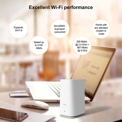 STRONG access point ATRIA WiFi Mesh Home Kit 2100, 2100Mbps, 2τμχ