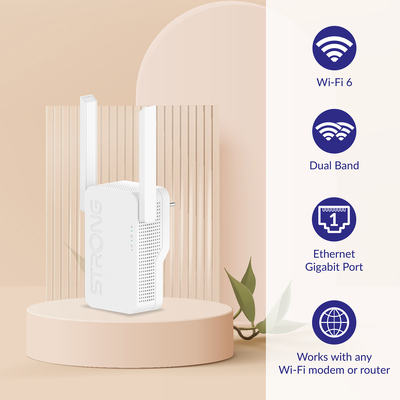 STRONG WiFi Extender REPEATERAX1800, WiFi 6, 1800Mbps