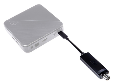 HOMATICS δέκτης κεραίας DVBT2TUNER για TV Box, DVB-T2, USB-C, μαύρος