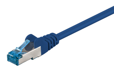 GOOBAY καλώδιο δικτύου 93656, CAT 6A S/FTP, 500 MHz, CU, 0.5m, μπλε