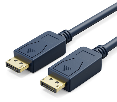 CABLETIME καλώδιο DisplayPort CT-01G, 4K/60Hz, 18 Gbps, 0.5m, μπλε