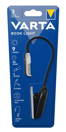 VARTA LED φακός διαβάσματος 16618, book light, 9lm