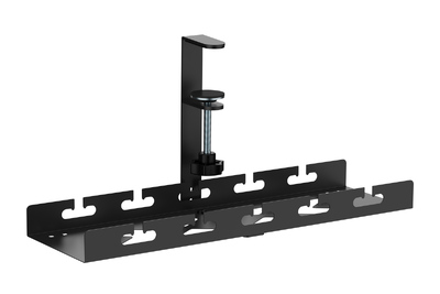 BRATECK cable management γραφείου CC11-10-1, μεταλλικό, 40x12.9x19cm, μαύρο