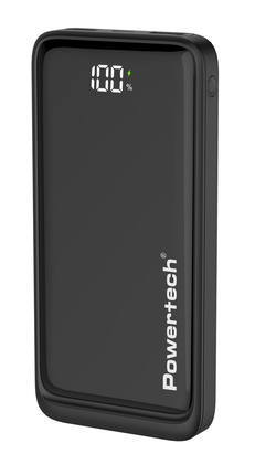 POWERTECH power bank PT-1326 με οθόνη, 10000mAh, 22.5W, μαύρο