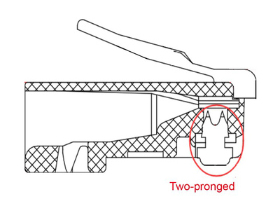 GOOBAY βύσμα RJ45 72500, CAT 5e UTP, διάφανο, 10τμχ