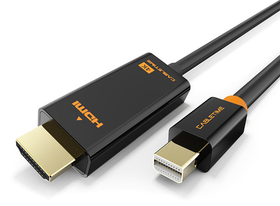 CABLETIME καλώδιο mini DisplayPort σε HDMI CT-AV588-03G4K, 4K/30Hz, 1.8m, μαύρο