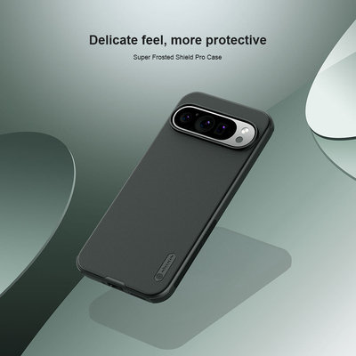 NILLKIN θήκη Super Frosted Shield Pro για Google Pixel 9/9 Pro, μαύρη