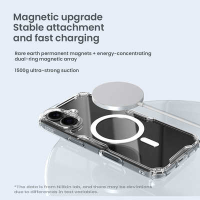 NILLKIN θήκη Nature TPU Pro Magnetic για iPhone 16, διάφανη