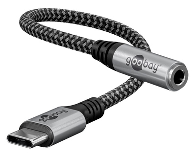 GOOBAY αντάπτορας USB-C σε 3.5mm 74056, γκρι